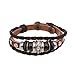 Nurbo Men Women's Unisex Fashion Leather Bracelet Bangles Wrist Band