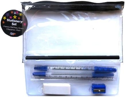 Tiger school stationery pencil Set including a clear plastic storage case - Image 3
