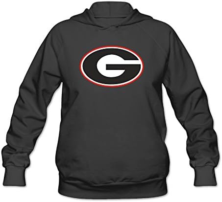Jirushi Women's University Of Georgia UGA Pullover Hoodie Black XX-Large