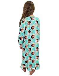 Disney Moana - Pijamas de franela de manga larga para niñas