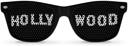 HOLLYWOOD Black Retro Party Sunglasses