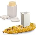 Happy Sales Corn Butter Spreader (Set of 2), White