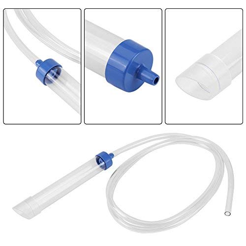 HEEPDD Aquarium Water Changer, Manual Fish Tank Cleaning Tool with 59inch Siphon Tube for Gravel Sand Vacuuming Water Changing and Tank Maintenance