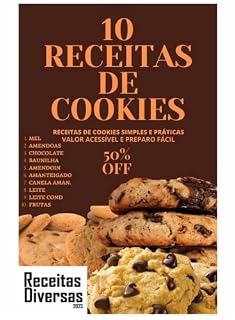 Livro 10 RECEITAS DE COOKIES - DIVERSOS