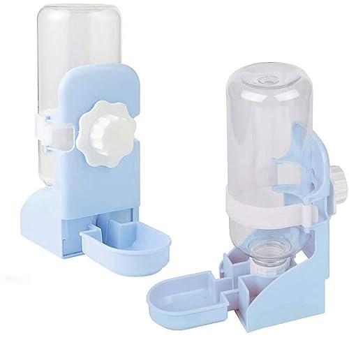 2Pcs 17oz Water Bottle for Small Animals, Rabbit Water Feeder Bowl