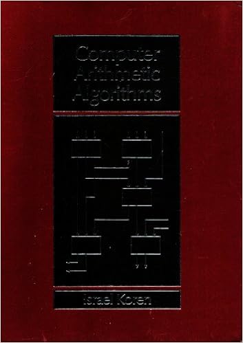 computer arithmetic algorithms israel koren computer arithmetic algorithms israel koren
