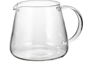 Hario VBS-60 V60 Barista Server, 600 Clear, 20.3 fl oz (600 ml), for 1-5 Cups, Microwavable, Made in Japan