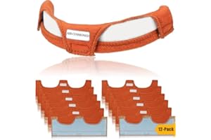 12Pcs Hard Hat Sweat Bands, Highly Absorbent Sweat Bands for Hardhats Washable, Reusable Cotton Hard Hats Liner for Softness 