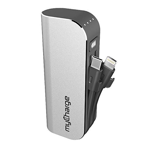 myCharge Portable Charger for iPhone Hub 3350mAh Power Bank with