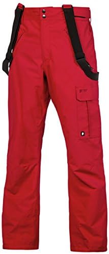Protest Mens Denysy Ski Snowboard Snow Pants Red Burn Small