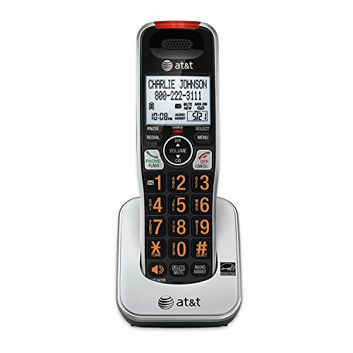 AT&T CRL80112 Accessory Cordless Handset, Black/Silver | Requires CRL81112, CRL81212, CRL82112, CRL82212, or CRL82312 to Operate - Thumbnail 7