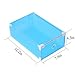 ONEDONE Foldable Plastic Shoes Boxes Container for Closet Organizer，Set of 6