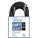 Thonapa 25 Ft Black Extension Cord - 16/3 Electrical Cable with 3 Prong Grounded Plug for Safety