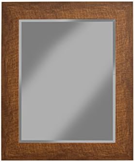 Sandberg Furniture 18717, 36" x 30" Wall Mirror, Honey Tobacco