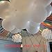 Eshanmu White Pearlized Latex Balloons, 12-inch, 100-pack, Biodegradable, Pearlized Finish