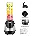 Comfee 250W Personal Blender with 2 x 20 Oz BPA Free Tritan Sport Bottle and 2 BPA Free Travel Lid. Mini Portable Smoothie maker for smoothies, Shakes, Baby Food, Healthy Drinks (Black)