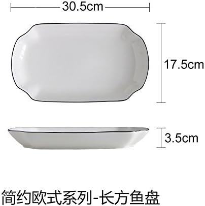 Haushalt Keramik Teller Teller kreisförmig CD-Fach im westlichen Stil