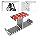 APPHOME Headphone Hanger Stand Under Desk Hook Aluminum Stick-On Adhesive Dual Headsets Holder Mount PC Gaming Accessories for All Headphones