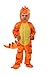 Spooktacular Creations Baby Orange T-Rex Costume with Toy Dinosaur Egg for Kids Halloween Dress up, Dinosaur Theme Party (12-18 Mos)