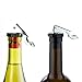 Oopsu 9 PCS Expanding Bottle Stopper，Flip Top Wine Bottle Stopper，Bottle Stopper，Creates Airtight Seal，Wine & Bar，Three colors：Black & Red，Black & White，Yellow & White
