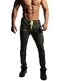Jed North Men's Joggers Bodybuilding Slim Fit Tight Workout Sweat Pants