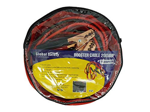 CPR Savers 200 AMP Color Coded 12 ft Car Jumper Cables for Small to Mid Sized Vehicles