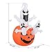 HOMCOM 6' Halloween Inflatables Outdoor Decorations Jack-O-Lantern Pumpkin and Ghosts, Blow Up LED Yard Decor for Garden, Lawn, Party, Holiday, Waterproof