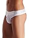 Rounderbum Men's Silver Thong, Black