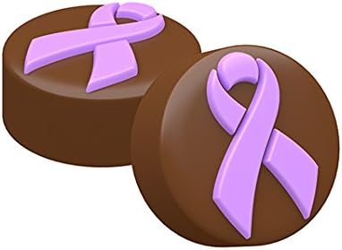 SpinningLeaf Mini Cancer Awareness Ribbon Sandwich Cookie Mold