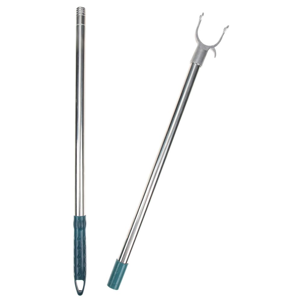 Alipis Stainless Steel Clothesline Pole Retractable Clothes Reach Rod for Balcony Outdoor Use for Versatile Clothes Hanging High Reach Tasks