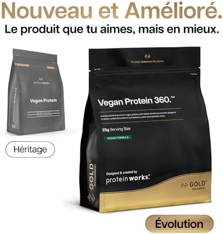 Protein Works | Vegan Protein 360 - Gold, Crème Vanille, 2kg