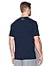 Under Armour Men's Charged Cotton V-Neck, Midnight Navy/Steel, X-Large