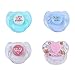 Per Magnet Pacifier Magnetic Dummy Nipple Reborn Doll Accessories For Newborn Baby Dolls-4pack