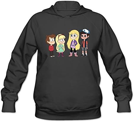 Flycro Women Star Vs. The Forces of Evil Meets Gravity Falls Occation Hoddies