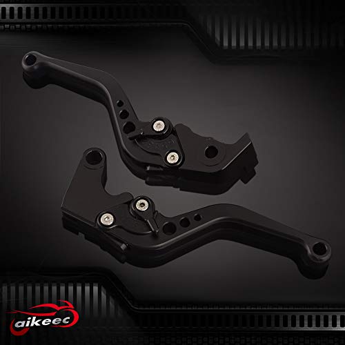 image for aikeec Motorcycle CNC Brake and Clutch Levers Short Adjustable Brake C