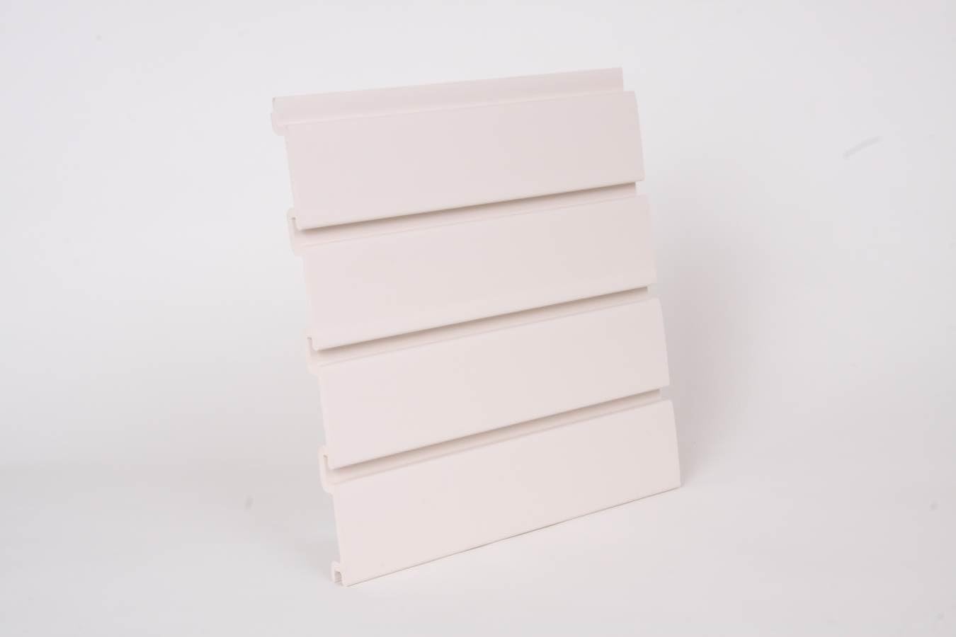 8 Pack Antique White Handiwall 12 Inch x 4 Ft Slatwall Panels for Garage and Retail Storage