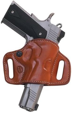 El Paso Saddlery HS1911LRRR High Slide 1911 5" Barrel with Rail Leather Russet