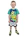 TMNT Teenage Mutant Ninja Turtles Boys Short Sleeve Tee (4T, Blue/Green TMNT)