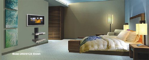 etagere murale pour elements audio-video