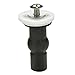 Ioffersuper 2x toilet seat hinges blind hole fixings expanding rubber top fix nuts screws 3C