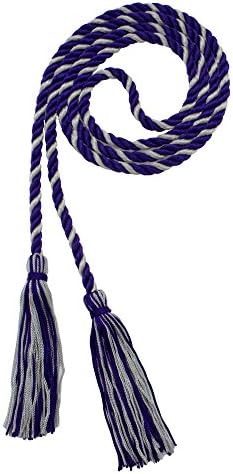HONOR CORD PURPLE / GRAY - TASSEL DEPOT BRAND - MADE IN USA