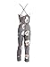 Glamaker Women's Strap V Neck Floral Jumpsuit Backless with Long Pants Gray