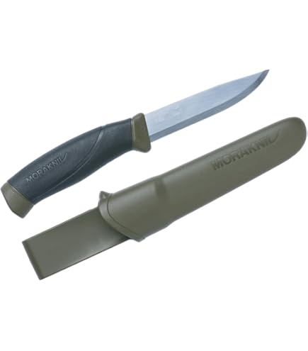 Coltello Mora Morakniv Pro C #12243 – Acciaio Al Carbonio, Manico TPE Rosso