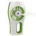 D-FantiX Handheld Fan Battery Operated, Portable Water Misting Fan Personal Mister Fan with Cooling Mist Humidifier and Fan USB Powered for Beauty, Home, Office and Travel (Green)
