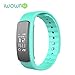 Fitness Tracker Heart Rate Monitor, iWOWNFit I6 HR Smart Bracelet Bluetooth Sport Smartband Wristband For Android IOS (Green)