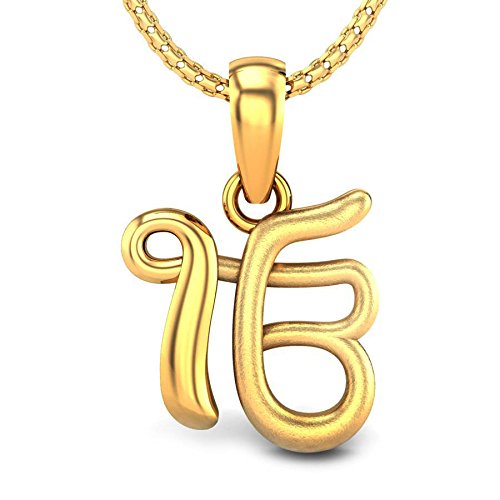 22k (916) Yellow Gold EK Onkar Pendant