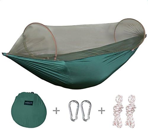 Mosquito Asphyxiation Hammock Flagstaff Lawson Green Ridge Hammock Portable Outdoor Double Parachute Cloth Nets Hammock Outdoors Camping Hammock with Mosquito Net