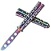 Unho BALISONG Practice Knife Trainer Multicolored Training Dull Knife (No Offensive Blade)