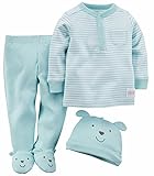 Carter's Baby Boys' 3 Piece Footed Set (Baby)