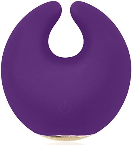 New Silicone Moon Vibe Intimate Massager with Luxury Cosmetic Storage Bag - 100% Waterproof - 2 Powerful Motors - Body-Safe - Versatile - Travel Ready! + Includes a Fifty Shades Sensual Bath Oil 3oz
